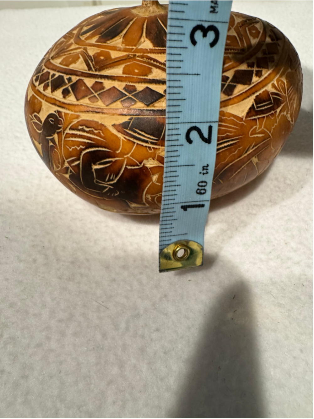 Unbranded Decorative Carved Animal & Floral Gourd Bowl One

Brown Tan From Peru - Picture 9 of 10